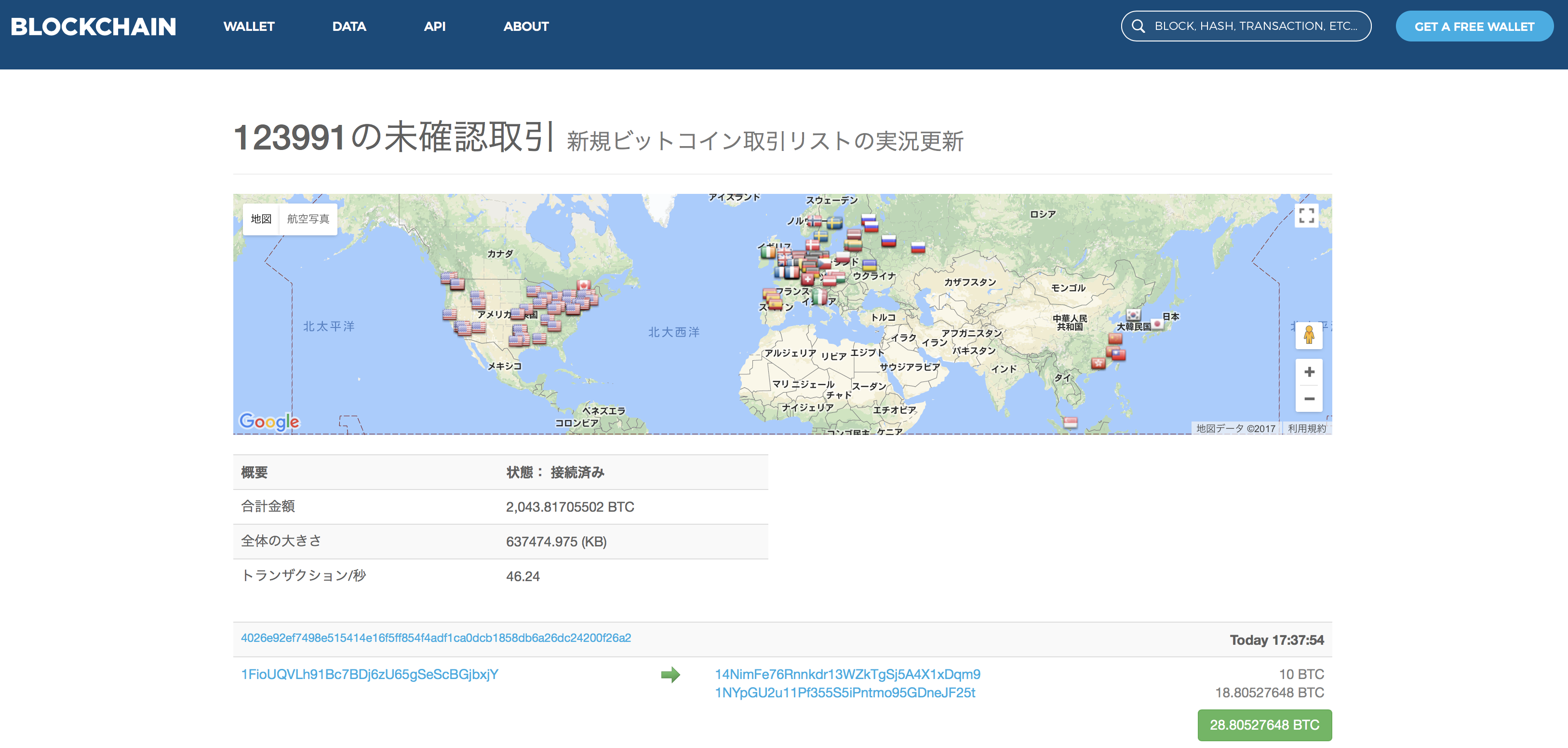 ビットコインのトランザクション詰まり（未確認取引）はどこで確認できる？ | ビットコインFXで追証を経験した男のブログ